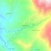 Mapa topográfico Tabanal Chico, altitud, relieve