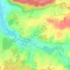 Mapa topográfico Limosin, altitud, relieve