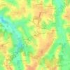 Mapa topográfico Le Midi, altitud, relieve