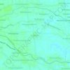 Mapa topográfico Udaiyalur, altitud, relieve