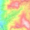 Mapa topográfico Lugar de Martinga, altitud, relieve