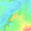 Mapa topográfico Nulti, altitud, relieve