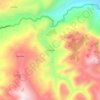 Mapa topográfico El Fuerte, altitud, relieve