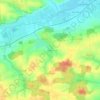 Mapa topográfico Grubhof, altitud, relieve