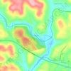 Mapa topográfico Craigsville, altitud, relieve