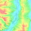 Mapa topográfico La Chaussée, altitud, relieve