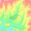 Mapa topográfico Avelanoso, altitud, relieve