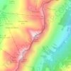Mapa topográfico Tête du Géant, altitud, relieve