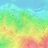 Mapa topográfico Loma Volo Cue, altitud, relieve