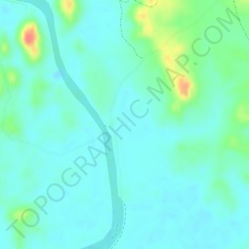 Mapa topográfico Medellin, altitud, relieve