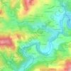 Mapa topográfico Bonnelières, altitud, relieve