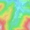 Mapa topográfico 2e Bazerque, altitud, relieve