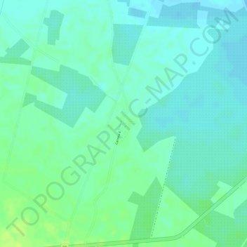 Mapa topográfico Colu, altitud, relieve