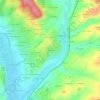 Mapa topográfico La Haie, altitud, relieve