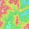Mapa topográfico 下分水嶺, altitud, relieve