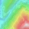 Mapa topográfico Les Pointières, altitud, relieve