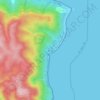 Mapa topográfico 南仁路, altitud, relieve