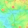 Mapa topográfico Ferme du Coq, altitud, relieve