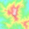 Mapa topográfico Mohon Peak, altitud, relieve