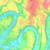 Mapa topográfico Run Ar Puns, altitud, relieve