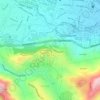 Mapa topográfico Mirador de Turi, altitud, relieve