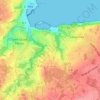 Mapa topográfico Lannec Vihan, altitud, relieve