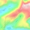 Mapa topográfico Bomber Mountain, altitud, relieve