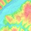 Mapa topográfico L'Écurie, altitud, relieve