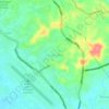 Mapa topográfico Pekan Sabtu, altitud, relieve