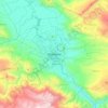 Mapa topográfico Wamena, altitud, relieve