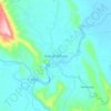 Mapa topográfico Axtla de Terrazas, altitud, relieve