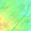 Mapa topográfico Les Mares Pulantes, altitud, relieve
