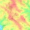 Mapa topográfico La Grelière, altitud, relieve