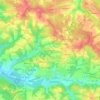 Mapa topográfico Baillargué, altitud, relieve