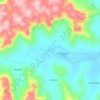 Mapa topográfico La Cangagua, altitud, relieve