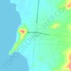 Mapa topográfico Batobato, altitud, relieve