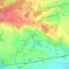 Mapa topográfico Les Fosses, altitud, relieve