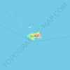 Mapa topográfico Pulau Manui, altitud, relieve