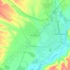 Mapa topográfico Foros de Domingão, altitud, relieve