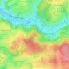 Mapa topográfico Klüppelberg, altitud, relieve