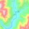 Mapa topográfico San Miguel de Avirama, altitud, relieve