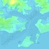 Mapa topográfico Pencadénic, altitud, relieve