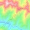 Mapa topográfico Río Salado, altitud, relieve