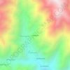 Mapa topográfico Paccayani, altitud, relieve