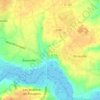 Mapa topográfico Le Haras, altitud, relieve