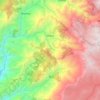 Mapa topográfico Charta, altitud, relieve
