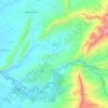 Mapa topográfico Nilo, altitud, relieve