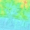 Mapa topográfico Lidah Wetan, altitud, relieve