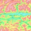 Mapa topográfico བསམ་འགྲུབ་རྩེ་ཆུས། 桑珠孜区 Samzhubzê, altitud, relieve