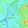 Mapa topográfico Paju, altitud, relieve